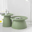 Artiss Coffee Table Round 71CM Plastic Green