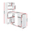 Artiss Computer Desk Bookshelf Drawer Cabinet White 120CM