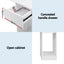 Artiss Computer Desk Bookshelf Drawer Cabinet White 120CM