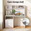 Artiss Computer Desk Office Study Desks Table Bookshelf Drawer White 120cm