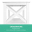 Artiss Console Table 3-tier White Polly