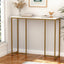 Artiss Console Table Marble Effect White&Gold