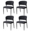 Artiss Dining Chairs Set of 4 Linen Fabric Soft Upholstered Chairs Charcoal