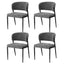 Artiss Dining Chairs Set of 4 Linen Fabric Soft Upholstered Chairs Grey