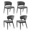 Artiss Dining Chairs Set of 4 Linen Fabric Soft Upholstered Chairs Grey