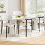 Artiss Dining Chairs Set of 4 Sherpa Boucle White