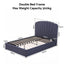 Artiss Double Bed Frame with Lift Up Storage and USB Ports Grey