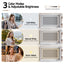 Artiss Dressing Table Makeup Vanity Desk LED Mirror Drawers Charging Station Curved Edge White