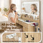Artiss Dressing Table Makeup Vanity Desk Large LED Mirror 10 Drawers Power Outlet Hair Dryer Holder Hook Wood
