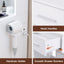 Artiss Dressing Table Vanity Desk Set Stool LED Charging Station White