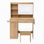 Artiss Dressing Table Vanity Desk Set Stool LED Charging Station Wood