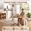 Artiss Electric Standing Desk Height Adjustable Table 120cm Natural White