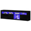 Artiss Entertainment Unit TV Cabinet LED 180cm Black Bobi