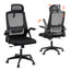 Artiss Ergonomic Office Chair Mesh Deak Chair with Flip-up Arms Adjustable Headrest Black