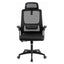 Artiss Ergonomic Office Chair Mesh Deak Chair with Flip-up Arms Adjustable Headrest Black