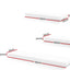 Artiss Floating Wall Shelf Set of 3 White