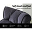 Artiss Floor Lounge & Coffee Table Set, Adjustable Recliner End Table w/ Wheels