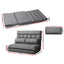 Artiss Floor Lounge Sofa Bed 2-seater Grey Fabric