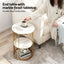 Artiss Floor Lounge Sofa Bed & Coffee Table 2 Tier Marble Effect Side Table Set