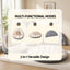 Artiss Floor Lounge and Coffee Table w/ Charging Station Set