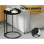 Artiss Floor Sofa Chair & Coffee Table Set, Swivel Lounge Recliner Side Tables