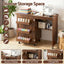 Artiss Folding Sewing Table Sewing Machine Desk Multi-functional Rolling Work Table Craft Station