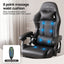 Artiss Gaming Office Chair with 8 Point Message Reline Ergonomic Black