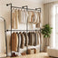 Artiss Industrial Pipe Clothing Rack Garment Clothes Display Stand Wall Mounted