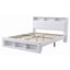 Artiss King Bed Frame with Storage, Charging Station & LED, White