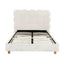 Artiss King Single Bed Frame Cloud Headboard Boucle Fabric Mattress Platform Base White