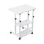 Artiss Laptop Desk Height Adjustable Mobile Workstation Computer Desks 60CM White