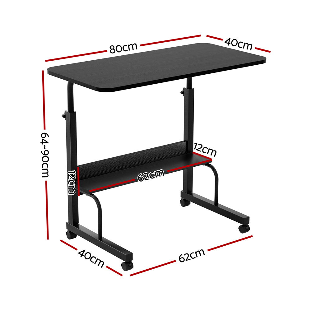 Artiss Laptop Desk Portable Sit Stand Desks Height Adjustable Workstation 80CM