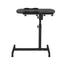 Artiss Laptop Desk Table Fan Cooling Black 60CM