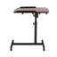 Artiss Laptop Desk Table Fan Cooling Walnut 60CM