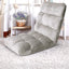 Artiss Lounge Sofa Bed Flannel Fabric Grey