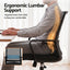 Artiss Mesh Office Chair Mid Back Black