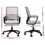 Artiss Mesh Office Chair Mid Back Grey