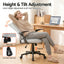 Artiss Mesh Office Chair Mid Back Grey