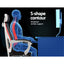 Artiss Mesh Office Chair Recliner Black White