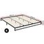 Artiss Metal Bed Frame King Size Bed Base Mattress Platform Black BERU