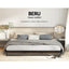 Artiss Metal Bed Frame King Size Bed Base Mattress Platform Black BERU