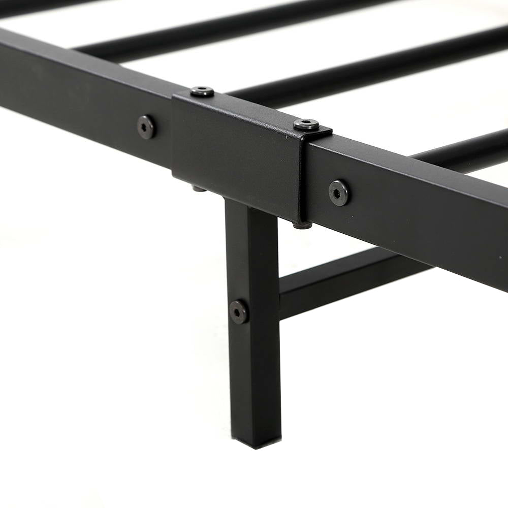 Artiss Metal Bed Frame King Size Mattress Base Platform Foundation Black Dane