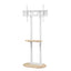 Artiss Mobile TV Floor Stand 40-75" Bracket Universal Adjustable Shelves Wheels