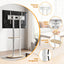 Artiss Mobile TV Floor Stand 40-75" Bracket Universal Adjustable Shelves Wheels