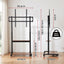 Artiss Mobile TV Stand for 40-100 Inch TVs Cart with Wheels Adjustable Shelves