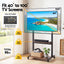 Artiss Mobile TV Stand for 40-100 Inch TVs Cart with Wheels Adjustable Shelves