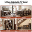 Artiss Modular TV Stand 3 Piece Entertainment Unit Adjustable Bookcase Shelf