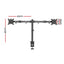 Artiss Monitor Arm Dual Desk Mount Screen Bracket Holder