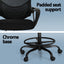 Artiss Office Chair Drafting Stool Mesh Chairs Black