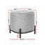 Artiss Ottoman Foot Stool Square Linen Grey